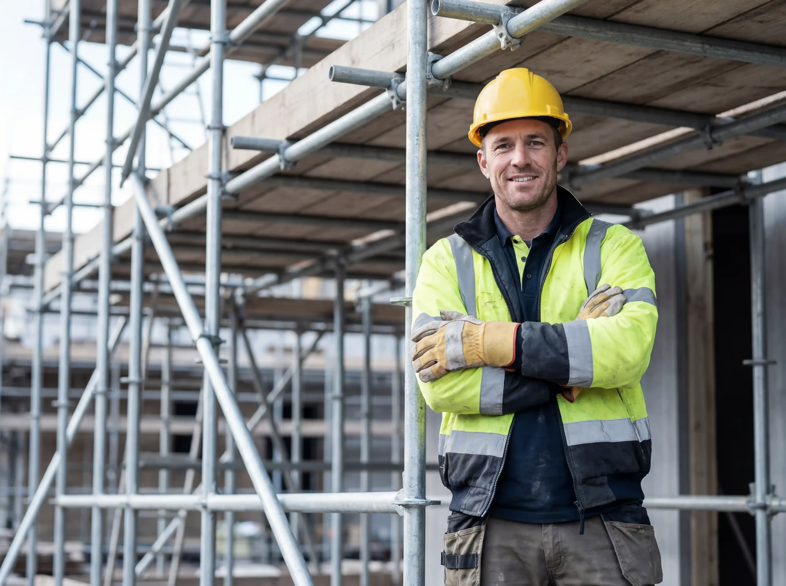 Scaffolding worker job image