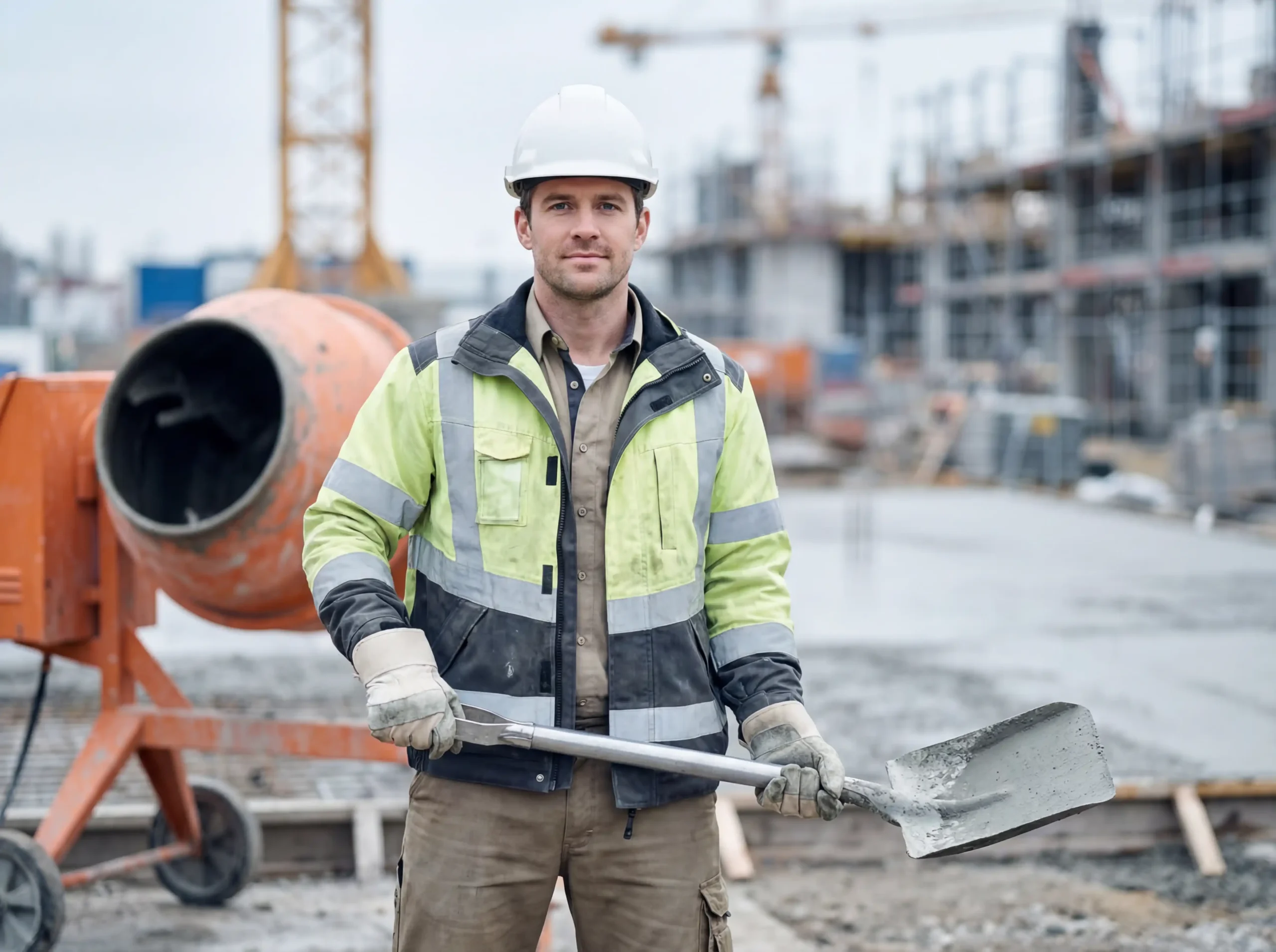 Concrete worker job image