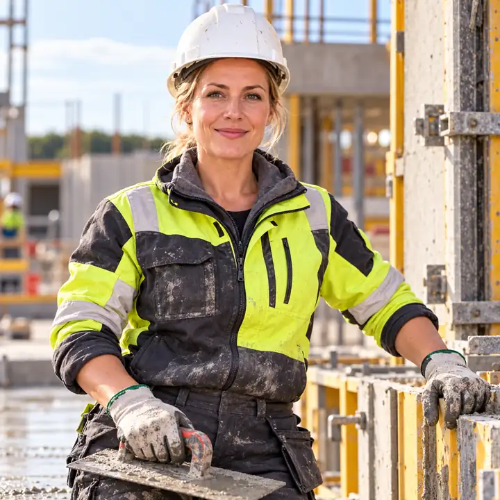 Concrete worker job image