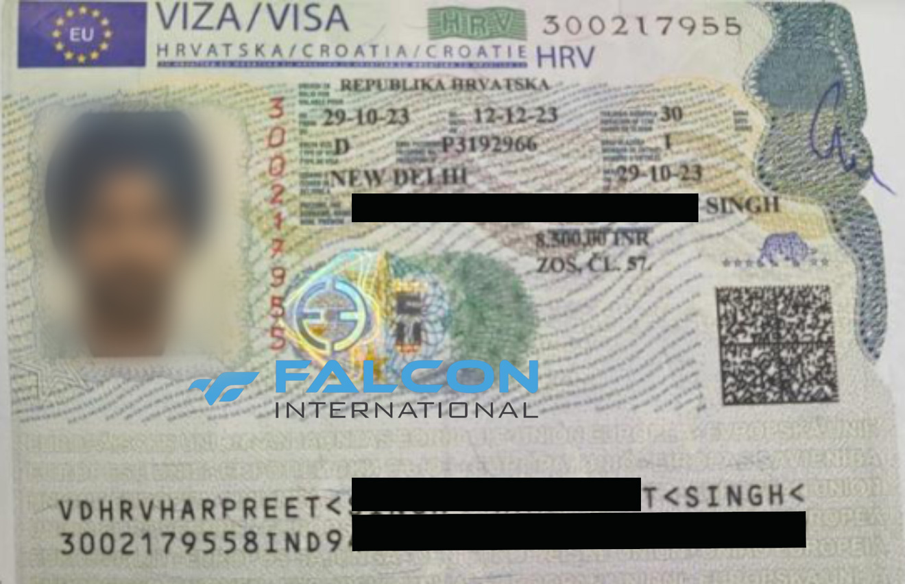 Croatia visa approval for Indian nationality