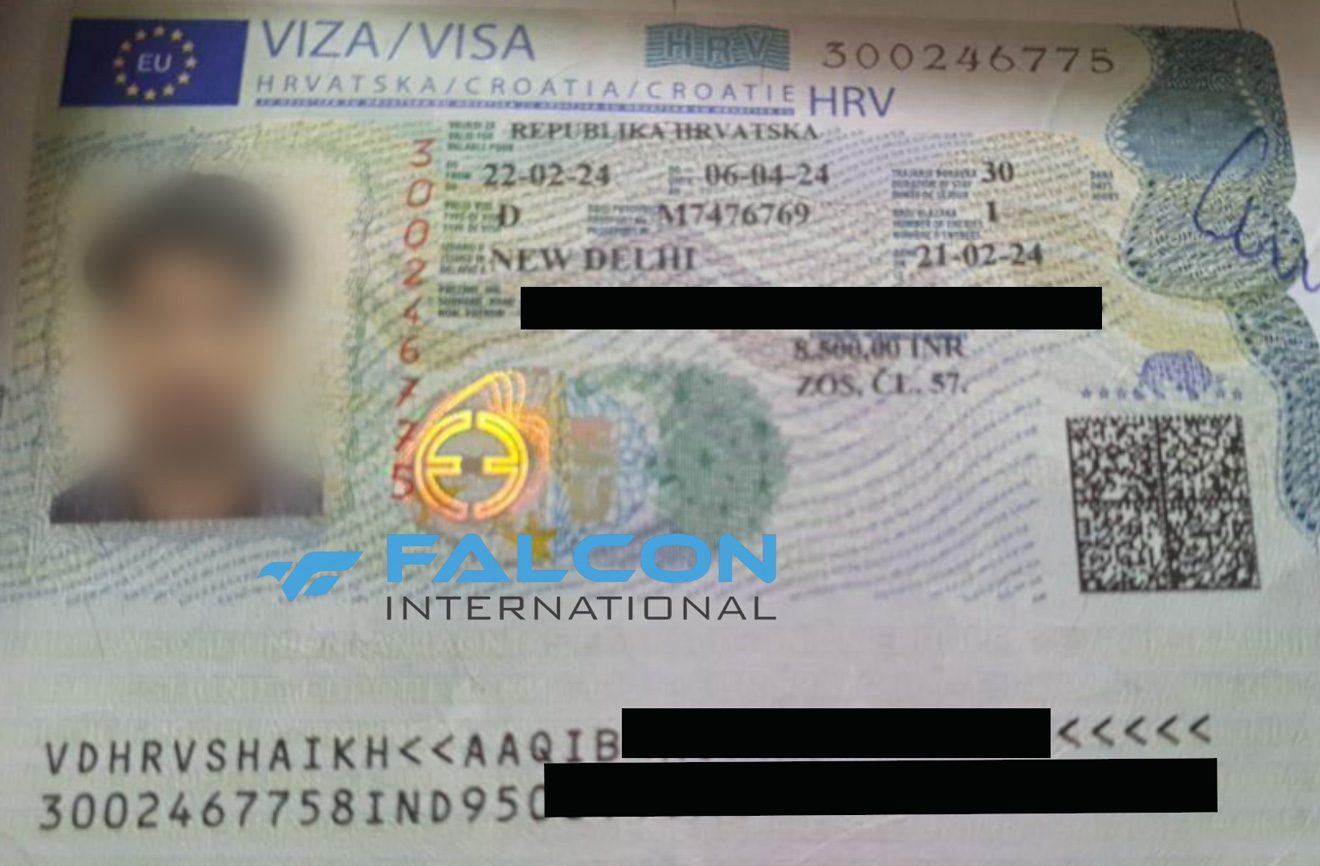 Croatia visa approval for Indian nationality