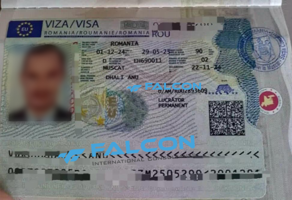 Romania visa approval for Muscat nationality label