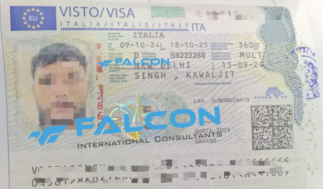 Italy visa approval for India nationality