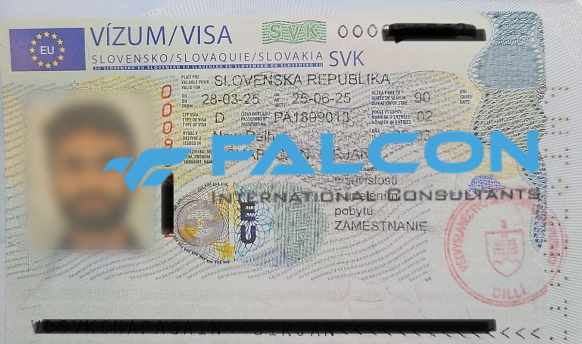 Slovakia Republic visa approval for India nationality