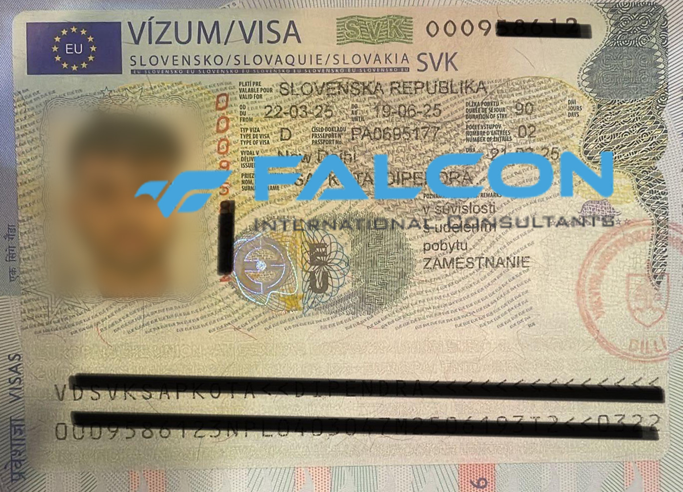 Slovakia Republic visa approval for India nationality