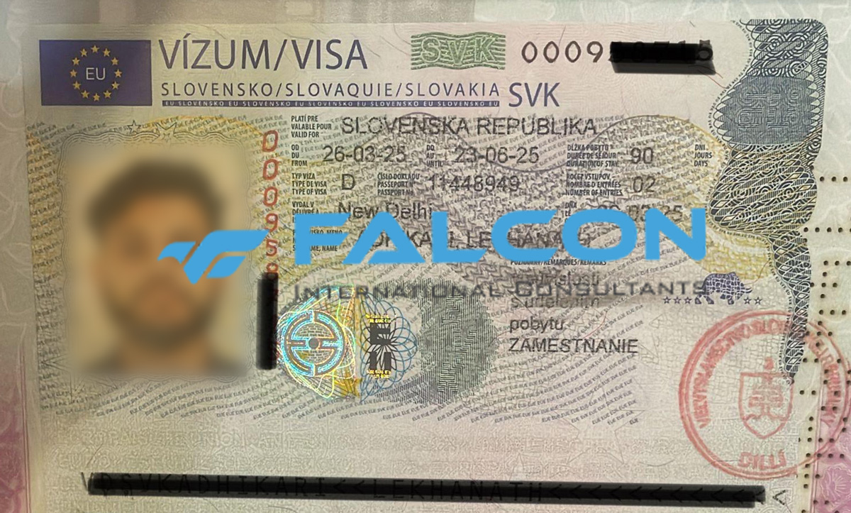 Slovakia Republic visa approval for India nationality