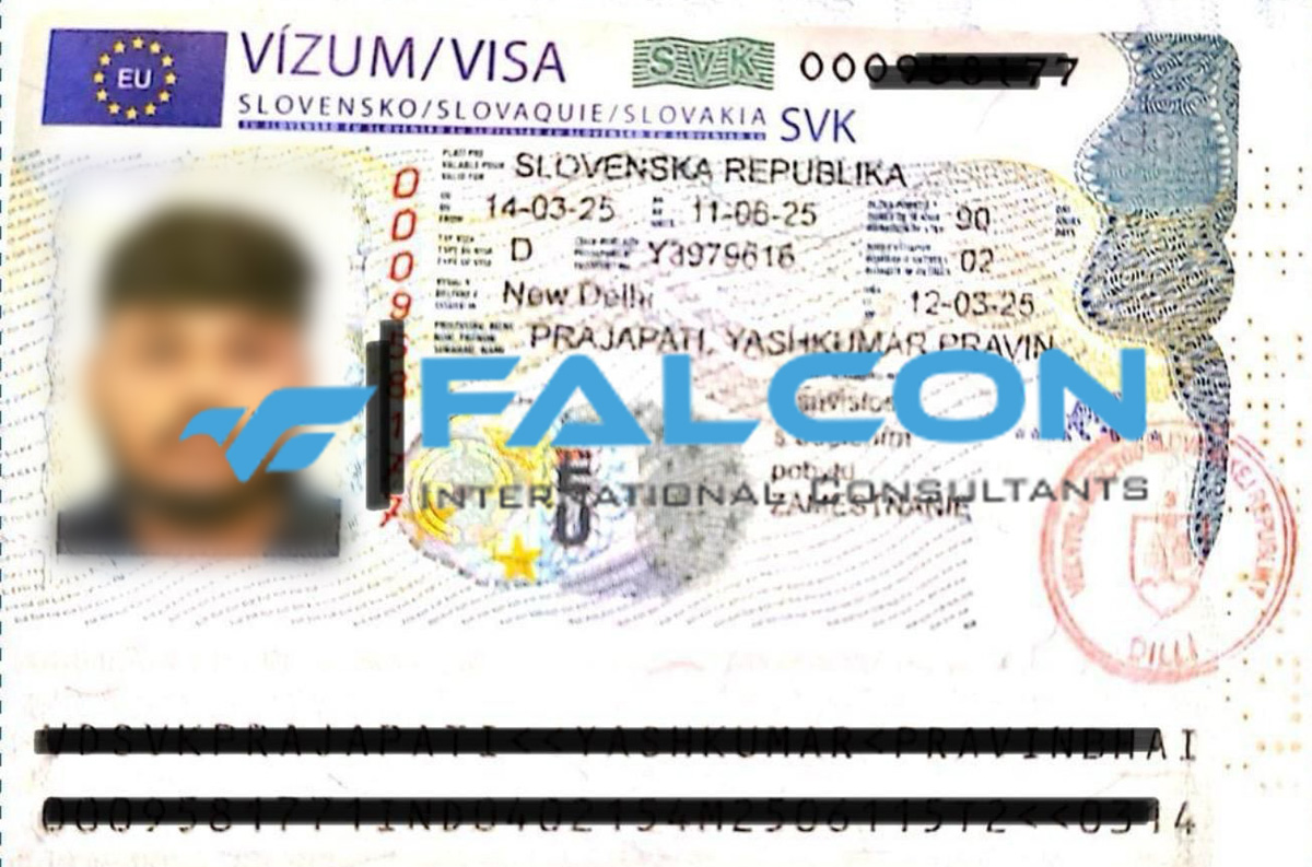Slovakia Republic visa approval for India nationality