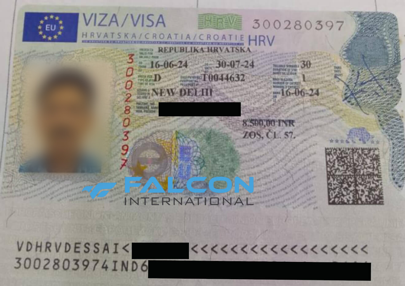 Croatia visa approval for Indian nationality